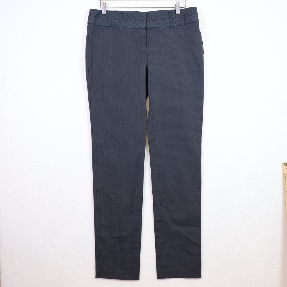 MNG by Mango Charcoal Pinstripe Dress Pants Size 12